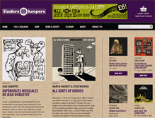Tablet Screenshot of finderskeepersrecords.com